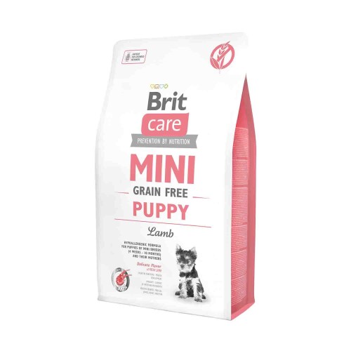Brit Care Mini Puppy Küçük Irk Yavru Köpek Maması Taze Kuzu Etli Tahılsız 2 kg - 1