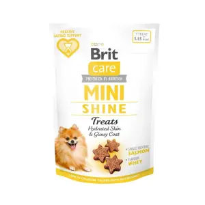 Brit Care Mini Treats Shine Somonlu Yarı Nemli Küçük Irk Köpek Ödül Maması 50 Gr - Brit Care
