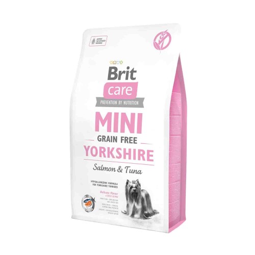 Brit Care Mini Yorkshire Terrierler İçin Tahılsız Hipoalerjenik Köpek Maması 2 kg - 1
