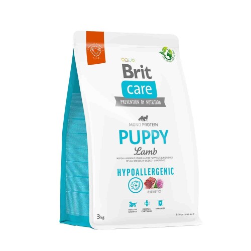 Brit Care Probiotic İçerikli Hipoallerjenik Kuzu Etli Yavru Köpek Maması 3 kg - 1