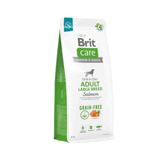 Brit Care Skin & Coat Tahılsız Somonlu Büyük Irk Yetişkin Köpek Maması 12 kg - 1