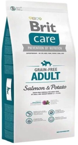 Brit Care Skin & Coat Tahılsız Somonlu Orta Irk Yetişkin Köpek Maması 3 kg - 1