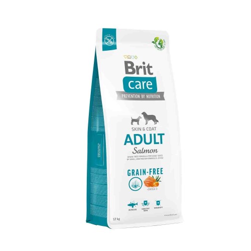 Brit Care Skin & Coat Tahılsız Somonlu Orta Irk Yetişkin Köpek Maması 12 kg - 1