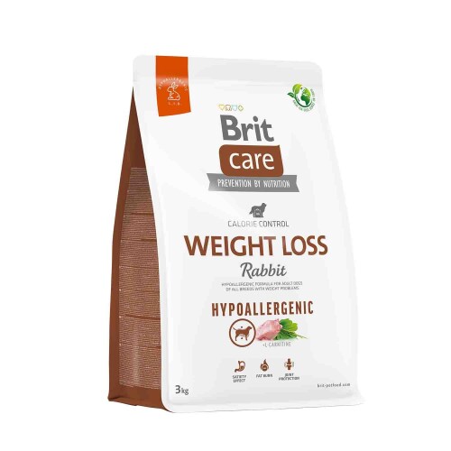 Brit Care Hipoalerjenik Weight Loss Tavşan Etli Kilo Dengeleyici Diyet Yetişkin Köpek Maması 3 kg - 1