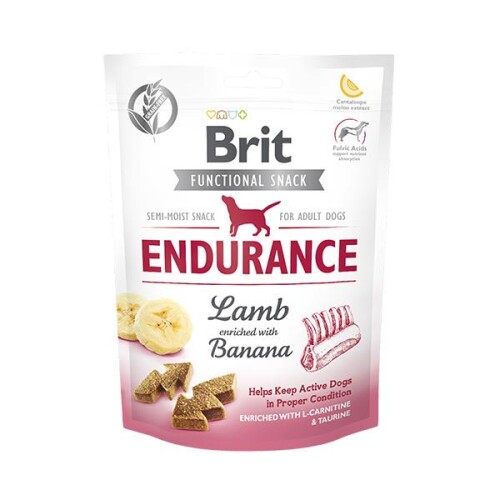 Brit Endurance Glutensiz Kuzu Etli ve Muzlu Köpek Ödülü 150 gr - 1