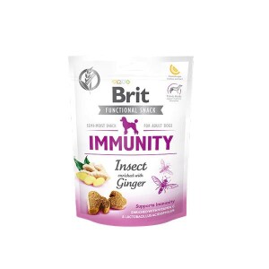 Brit Immunity Zencefilli ve Larva Proteinli Bağışıklık Destekleyici Köpek Ödülü 150 gr - Brit Care