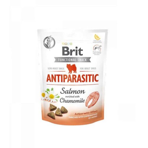 Brit Antiparasitic Somonlu ve Papatyalı Antiparaziter Köpek Ödül Maması 150 gr - 1