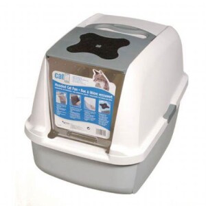 Catit Cabrio Karbon Filtreli Jumbo Boy Kedi Tuvaleti Gri 57 cm - Catit