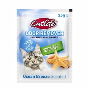 Catlife Okyanus Kokulu Kedi Kumu Koku Giderici 25 Gr - Catlife