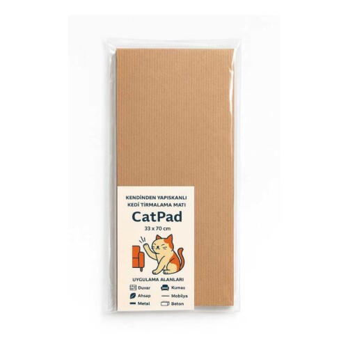 Catpad Kendinden Yapışkanlı Kedi Tırmalama Matı 33 cm x 70 Cm - 1