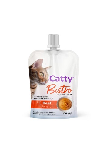 Catty Bistro Dana Etli Yetişkin Kedi Krema Ödülü 100 Gr - 1