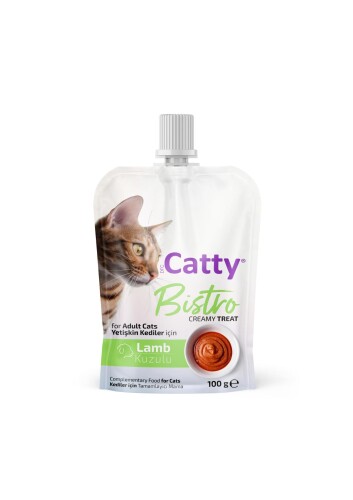 Catty Bistro Kuzulu Yetişkin Kedi Krema Ödülü 100 Gr - 1
