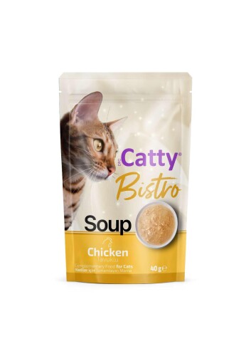 Catty Bistro Tavuklu Kedi Çorbası 40 Gr - 1