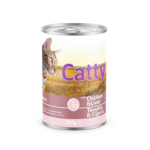 Catty Pate Tavuklu Ciğerli Kedi Konservesi 395 Gr - Catty