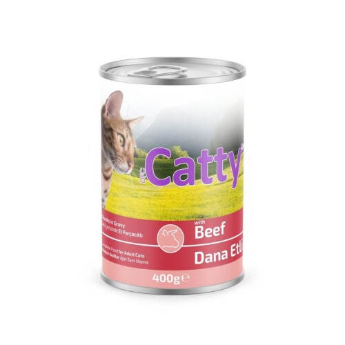 Catty Soslu Dana Etl Kedi Konservesi 400 Gr - 1