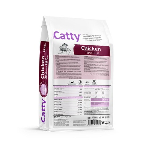Catty Tavuklu Yavru Kedi Maması 15 Kg - 2