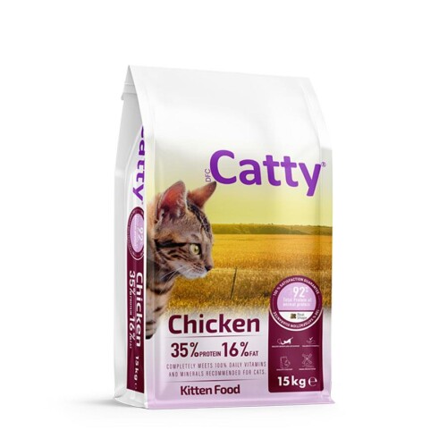 Catty Tavuklu Yavru Kedi Maması 15 Kg - 1
