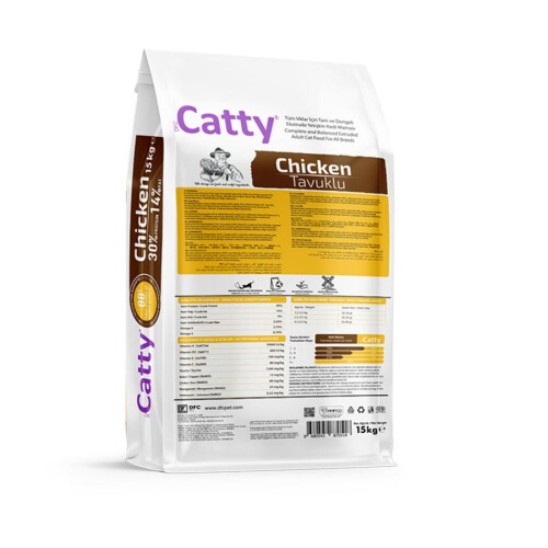 Catty Tavuklu Yetişkin Kedi Maması 15+1 Kg - 2