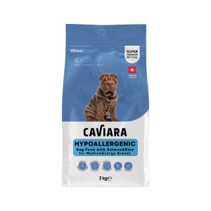 Caviara Hipoalerjenik Somonlu ve Pirinçli Orta ve Büyük Irk Yetişkin Köpek Maması 2 Kg - Caviara