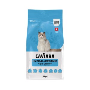 Caviara Hipoalerjenik Somonlu Yetişkin Kedi Maması 1,5 Kg - Caviara