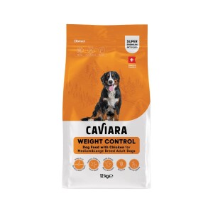 Caviara Kilo Kontrol Destekli Tavuklu Orta ve Büyük Irk Yetişkin Köpek Maması 12 Kg - Caviara