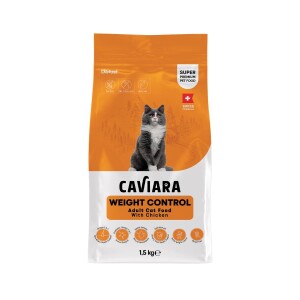 Caviara Kilo Kontrol Destekli Tavuklu Yetişkin Kedi Maması 1,5 Kg - Caviara