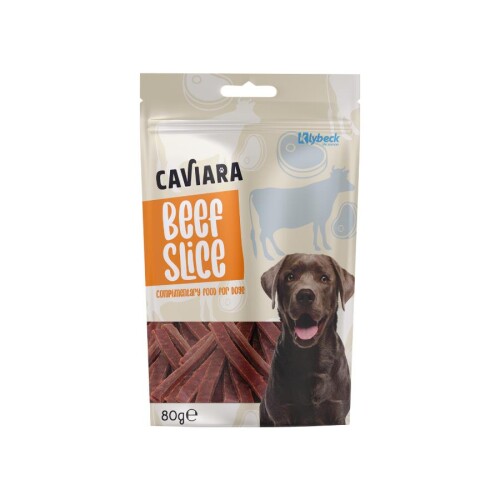 Caviara Kurutulmuş Sığır Dilim Köpek Ödül Maması 80 Gr - 1