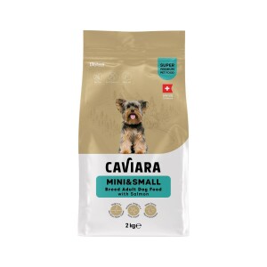 Caviara Somonlu Mini ve Küçük Irk Yetişkin Köpek Maması 2 Kg - Caviara