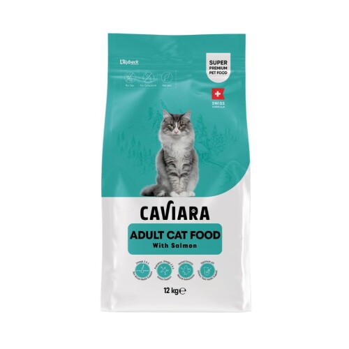 Caviara Somonlu Yetişkin Kedi Maması 12 Kg - 1