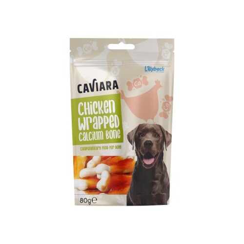 Caviara Tavuk Etli Kalsiyum Kemik Köpek Ödül Maması 80 Gr - 1