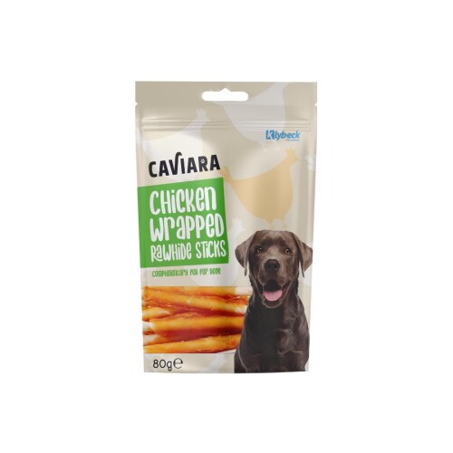 Caviara Tavuk Sarılı Çiğneme Çubuğu Köpek Ödül Maması 80 Gr - 1