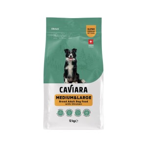 Caviara Tavuklu Orta ve Büyük Irk Yetişkin Köpek Maması 12 Kg - Caviara