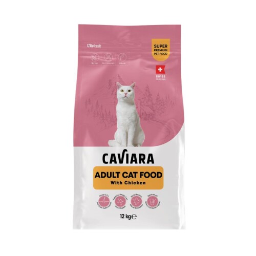 Caviara Tavuklu Yetişkin Kedi Maması 12 Kg - 1