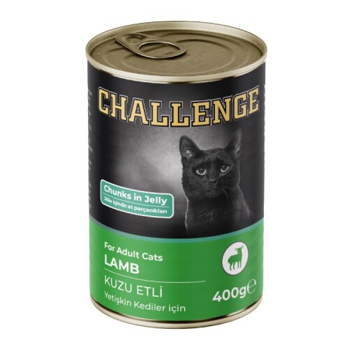 Challenge Kuzu Etli Yetişkin Kedi Konservesi 400 Gr - 1