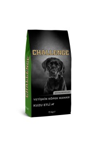 Challenge Kuzu Etli Yetişkin Köpek Maması 15 kg - Challenge