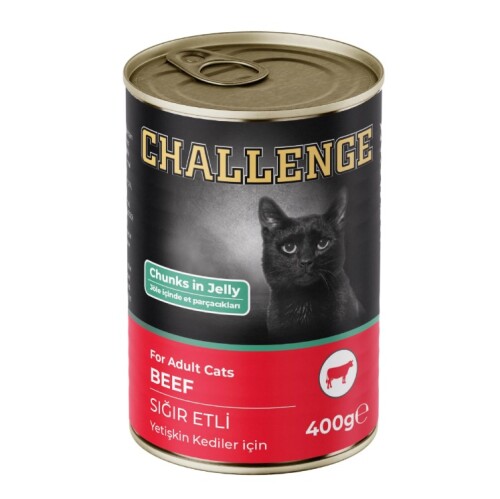 Challenge Sığır Etli Yetişkin Kedi Konservesi 400 Gr - 1