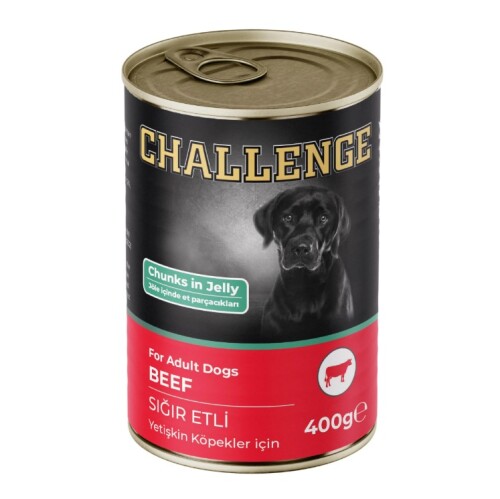 Challenge Sığır Etli Yetişkin Köpek Konservesi 400 Gr - 1