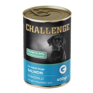 Challenge Somonlu Yetişkin Köpek Konservesi 400 Gr - Challenge