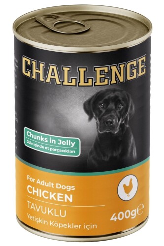Challenge Tavuklu Yetişkin Köpek Konservesi 400 Gr - 1