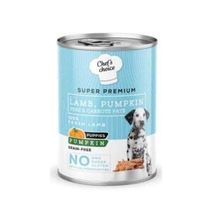 Chef's Choice Kuzulu ve Bal Kabaklı Tahılsız Ezme Yavru Köpek Konservesi 400 gr - Chef's Choice