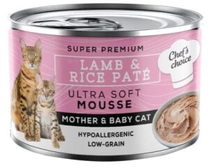 Chef's Choice Mother & Babycat Düşük Tahıllı Yavru Kedi Konservesi 200 gr - Chef's Choice