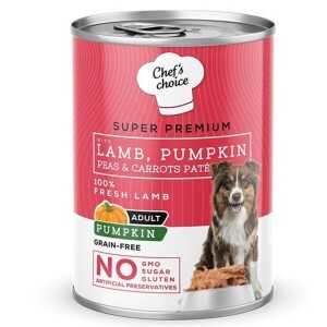 Chef's Choice Tahılsız Kuzulu Balkabaklı Ezme Köpek Konservesi 400 gr - Chef's Choice