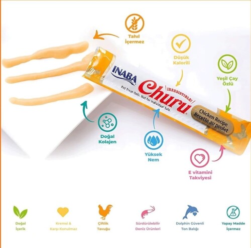 Ciao Churu Cream Tavuklu Kedi Ödül Kreması 4 X 14 Gr - 2