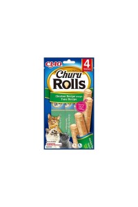 Ciao Churu Rols Sticks Tavuk Sargılı ve Ton Balıklı Kedi Ödül Maması 4 X 10 gr - Ciao