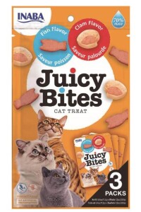 Ciao Juicy Bites Balıklı ve İsteridyeli Kedi Ödül Maması 3 X 11,3 gr - Ciao