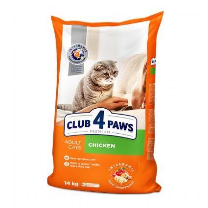 Club 4 Paws Premium Tavuklu Yetişkin Kedi Maması 14 kg - 1