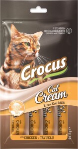 Crocus Tavuklu Krema Kedi Ödülü 4 X 15 gr - Crocus
