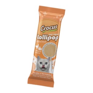 Crocus Tavuklu ve Balkabaklı Lolipop Kedi Ödül Maması 1.4 Gr 1 Adet - Crocus
