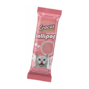 Crocus Tavuklu ve Kızılcıklı Lolipop Kedi Ödül Maması 1.4 Gr 1 Adet - Crocus