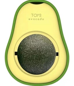 Demirhan Avokado Kedi Otu Topu Diş Temizleyici Kedi Oyuncağı - Demirhan
